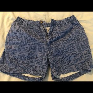 Blue chubbies shorts large